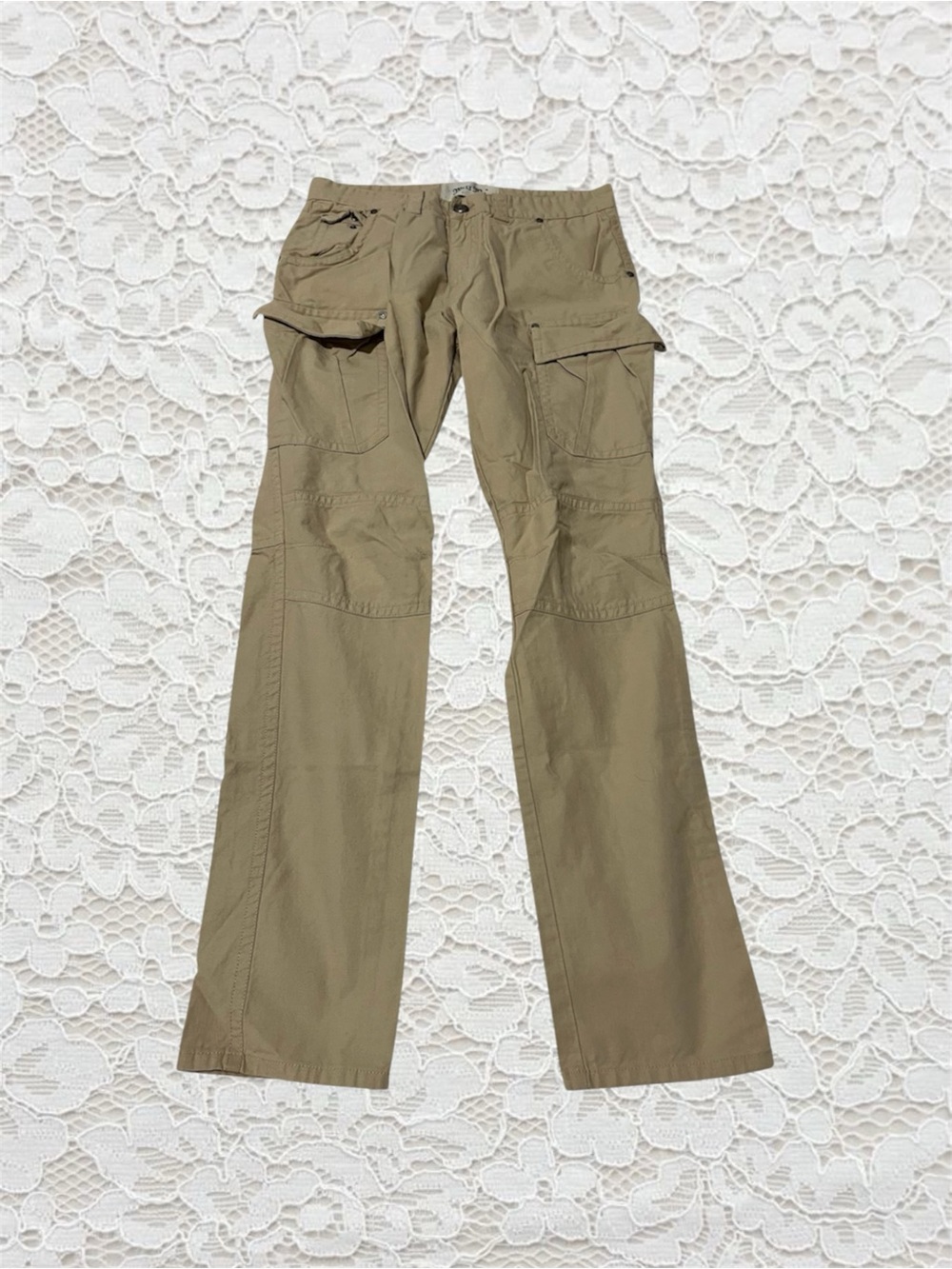 vintage miss me khaki cargo pants